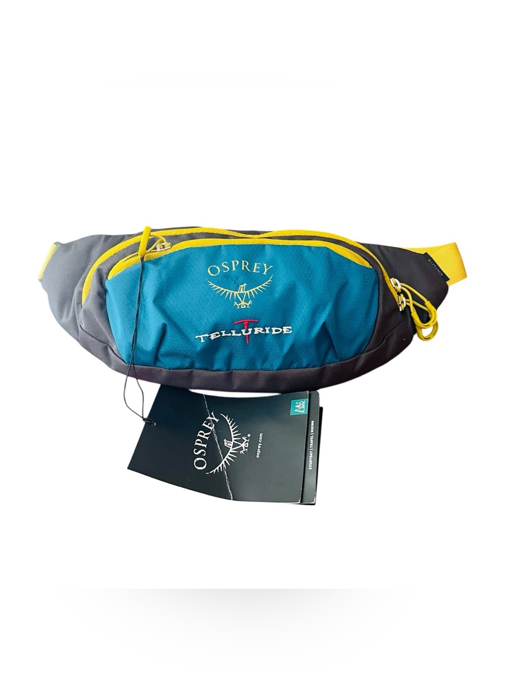 OSPREY Telluride Waist Pack Teal & Grey